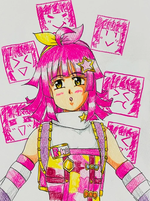 たぶん年が明けたらあるだろう祭を予想して過去絵あげ予約!!#今年最初の璃奈ちゃん祭り 