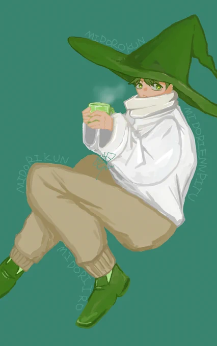 描いた絵があまりにも少ないけど割と好きな絵しか無くて良いな。#今年も残りわずかなのでお気に入りの4枚を貼る 