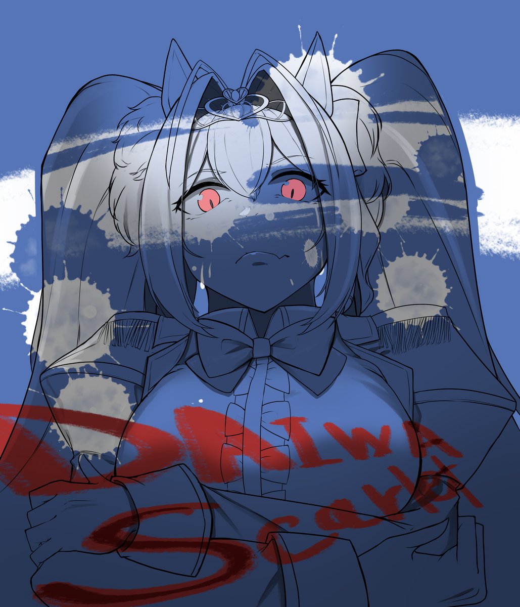 ダイワスカーレット(ウマ娘) 「ライバル#ウマ娘 #ウオッカ #ダイワスカーレット 」|蛇の目でおむかえ@skeb募集中のイラスト