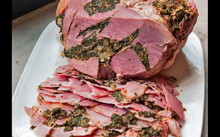 RegionalUSFood's tweet photo. Stuffed ham (St. Mary's County, MD) https://t.co/1Mq4N8j50B