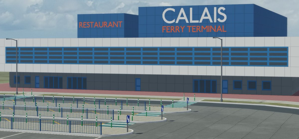 The ferry terminal in Calais just opened! See you soon!