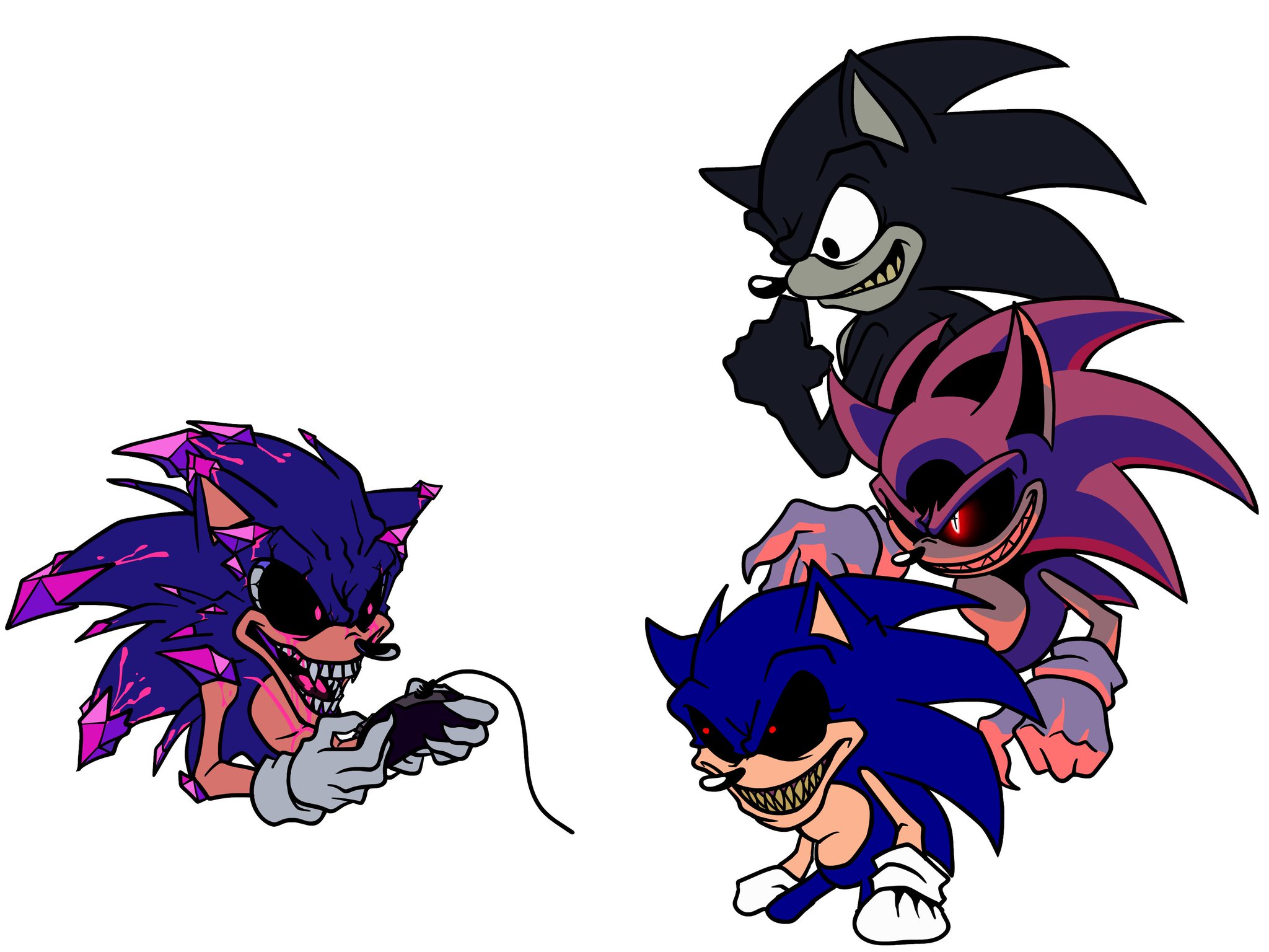 2017 sonic.exe reboot redesign by MrMeme2006 on Newgrounds