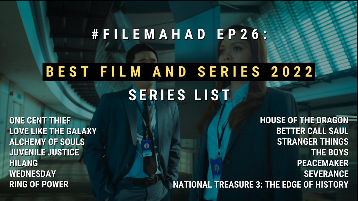 MotionPictureMY's tweet photo. 2. Ini merupakan senarai siri (series) terbaik 2022.
Senarai ini juga mempunyai pelbagai genre dan beberapa siri tempatan mendapat nama dalam senarai ini. https://t.co/cVNkKhazmM