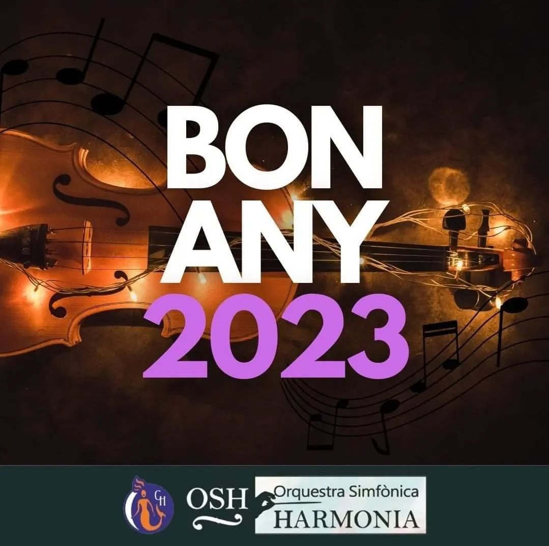 SimfonicaOrq's tweet photo. L'Associació Cor i Orquestra Simfònica Harmonia us desitja molt bona entrada d'any i un feliç 2023!
@corharmonia @SimfonicaOrq https://t.co/EpCO3NV4lX