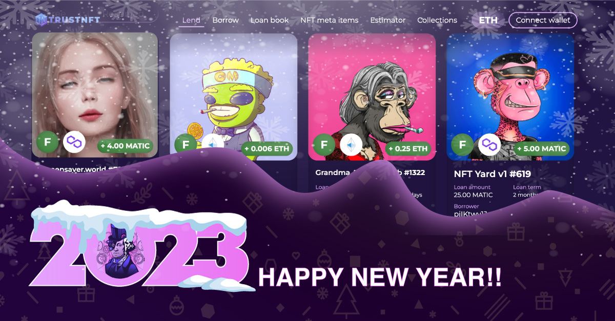 #TrustNFT wishes you #HappyNewYear!🎊

There is no limit to what we all can do! So let's make 2023 count!💪

We promise we will come with the bang!💣

#Happy2023🎉