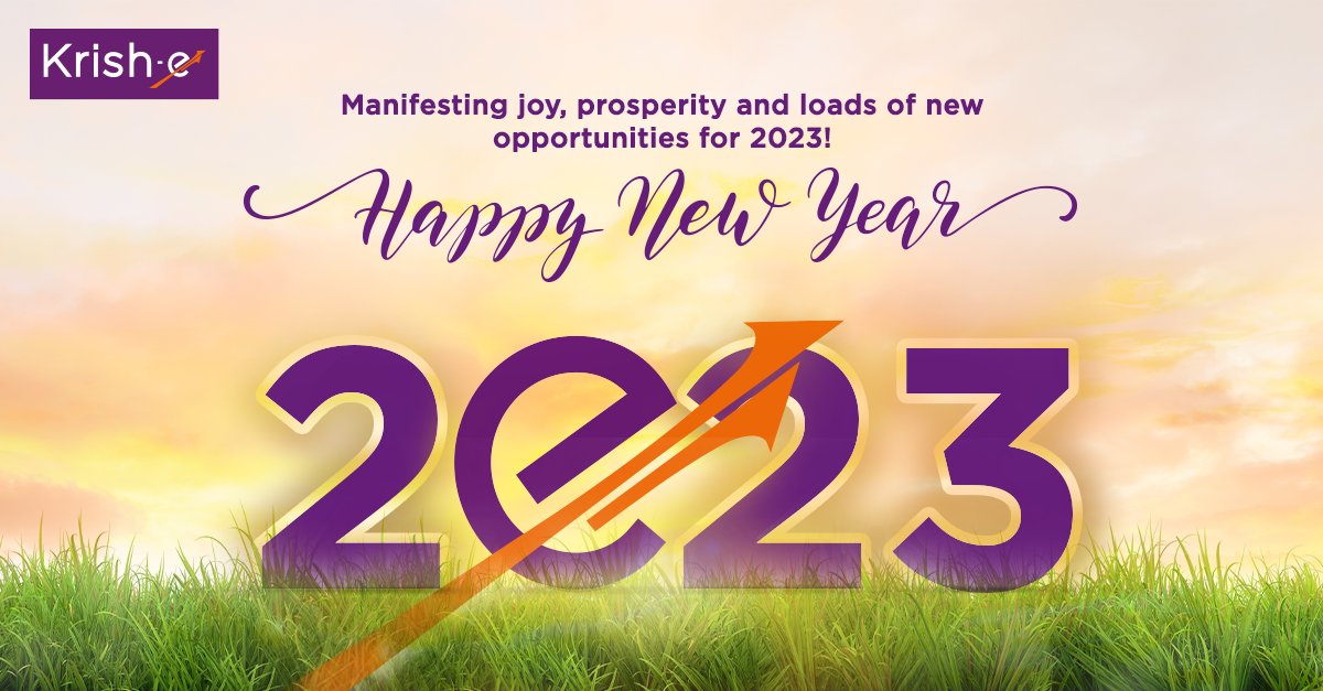 Wishing you and your family a joyful and prosperous new year!

#NewYear2023 #Newyear #krishefarmingservices #krishe #agriculture #agritech