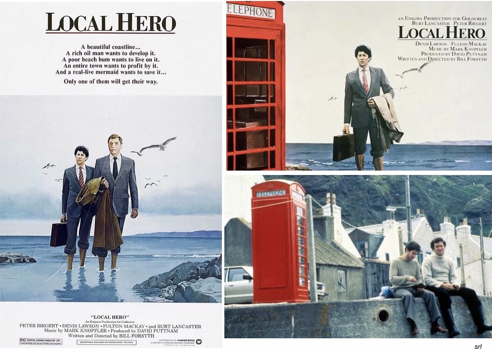 12:40pm TODAY on @Film4 

The 1983 #Comedy #Drama film🎥 “Local Hero” directed and written by #BillForsyth 

🌟#PeterRiegert #BurtLancaster #DenisLawson #FultonMackay #PeterCapaldi #JennySeagrove #NormanChancer

#DavidBenedictus wrote a novel based on Bill Forsyth’s screenplay.