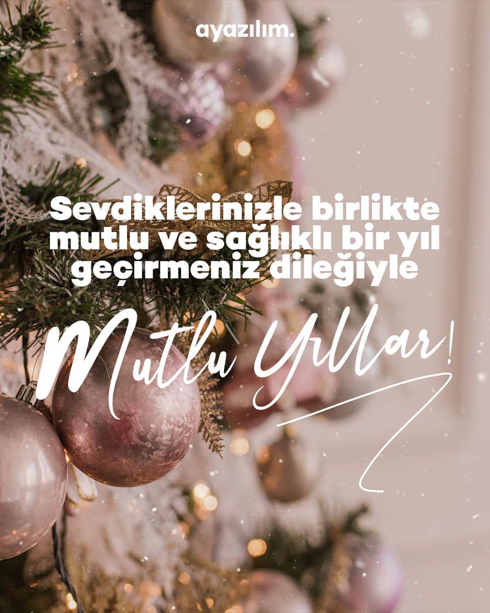 2023, aileniz ve sevdiklerinizle en güzel günlerinizin yaşanacağı yıl olsun! Mutlu yıllar!