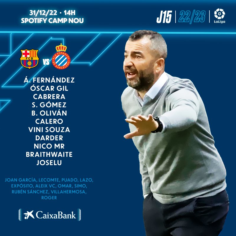 Espanyol line-up