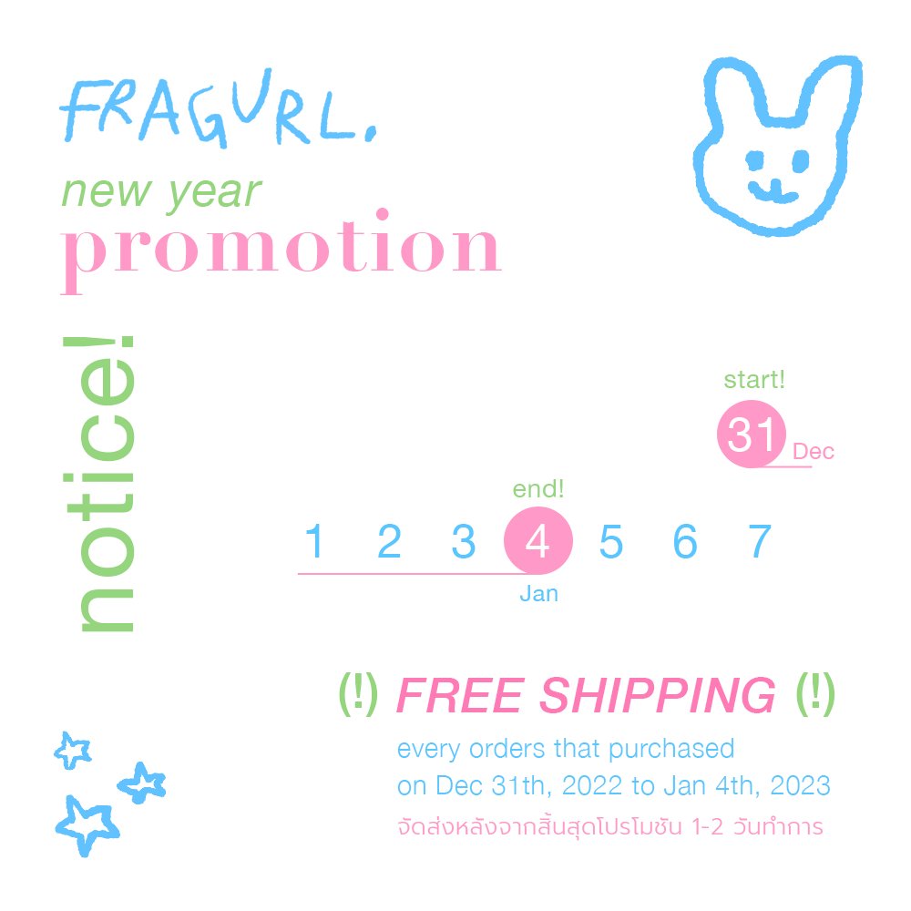 _fragurl's tweet photo. 🔊มาแล้ววว สำหรับใครที่พลาดงาน #YOLOartmarket2022 ไป ตอนนี้รอบออนไลน์เปิดให้สั่งซื้อแล้วค่าา
🛍️ : https://t.co/F9dlcrx9da
❗️Free Shipping❗️ทุกออเดอร์
📅 now - 4 Jan 2023
🛵เริ่มจัดส่ง 1-2 วันหลังจากสิ้นสุดโปรโมชันนะคะ (ต้นปีหน้า)
🌟ทุกออเดอร์มีของแถมติดไปด้วยแน่นอนค้าบบบ💖 https://t.co/TYzO5vXnb8