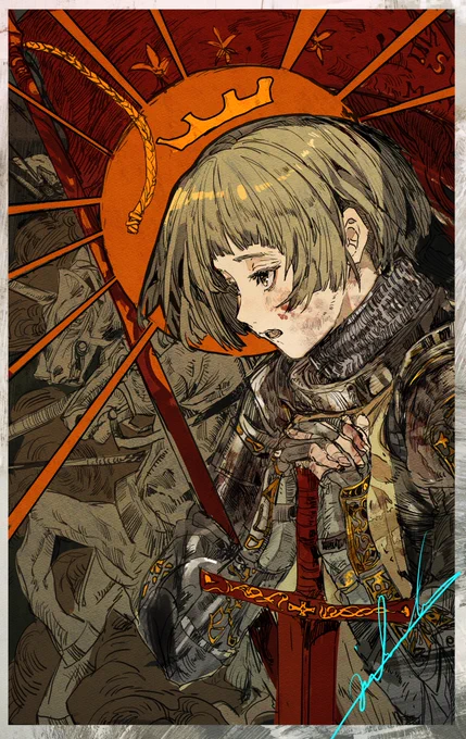 今年はいろいろ迷ったり苦しんだ年だったけど、でも明確にやっぱり自分は宗教に関する絵を今後も書いていきたい抗う顔を書きたいと決意できた年でした来年からはもっともっと精進したいし貪欲に表に立てる仕事をしていきたいし取っていきたい 
