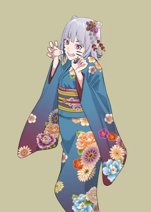 2023年イラストを用意してないので今年の正月六花ちゃんでお茶を濁す。さらば寅年。#六花ギャラリー 