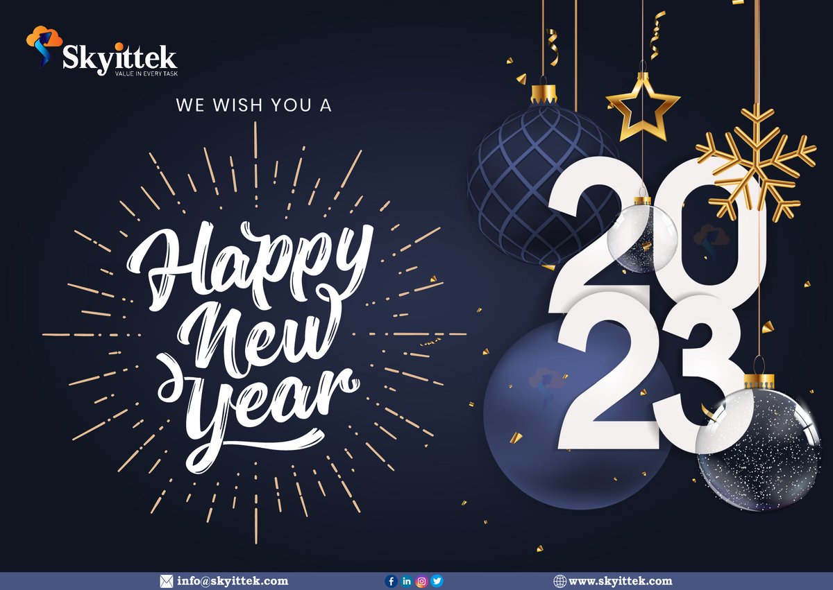 skyittek's tweet photo. Welcome to a new year! I hope the year 2023 will bring you happy new beginnings. https://t.co/ukgbdILsdM