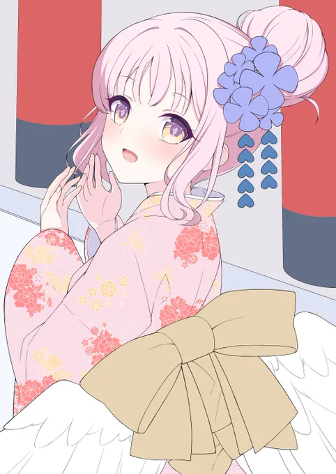 あっあっあと70人ちょっと…!!!晴れ着ミカさまはお顔がだいぶ塗れました!この辺から一気に加速していきます!! #ブルアカ 