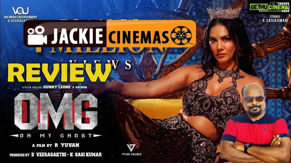 jackiecinemas's tweet photo. #ohmyghost movie review by #jackiecinemas #jackiesekar #sunnyleone #yogibabu
#jackiecinemasreview #jackiesekarreview

@actorsathish @iyogibabu @DharshaGupta @arjunannk @thilak_ramesh @thangadurai123 @yuvan_dir  @SunnyLeone

https://t.co/kUdflB3mND https://t.co/mErAQlFuFA