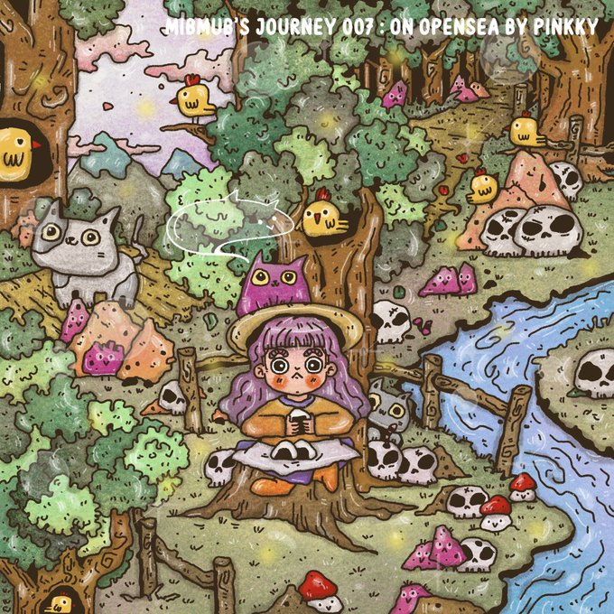 SproutSolana's tweet photo. New My Artwork ✨ On @opensea Collections “MIBMUB’S JOURNEY” 007 💜 0.025 ETH https://t.co/RDmwNjqSJi #NFTCommmunity #NFTThailand #NFTCollections #NFTs https://t.co/pXjbxkPl1g