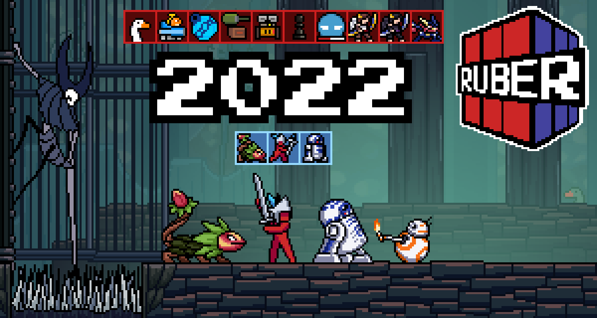 With 2022 coming to a close, lets check out what I made for #RivalsOfAether workshop in 2022! This year was tamer than previous years, but I managed to host my own mini-direct, releasing 3 new characters and another boss stage. Hope you enjoyed my 2022 mods, see you in 2023!