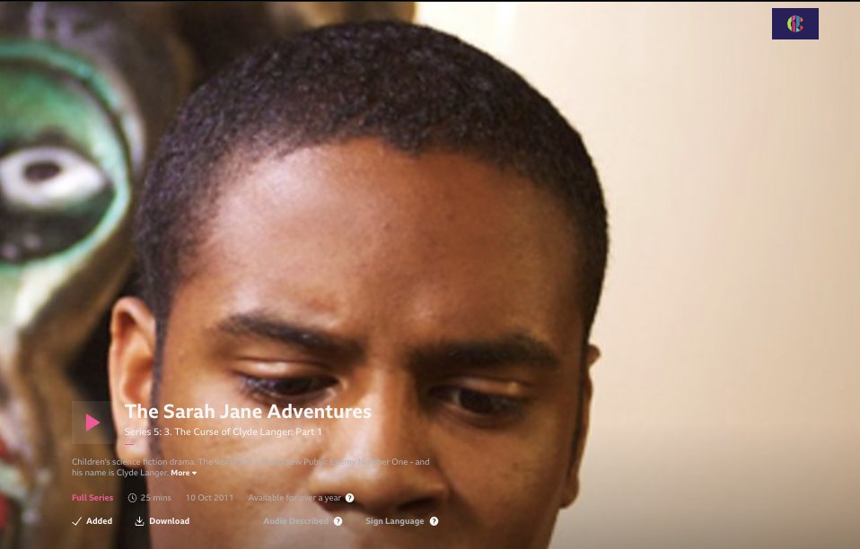 Tinted Who on Twitter "The Curse of Clyde Langer is on Iplayer at long