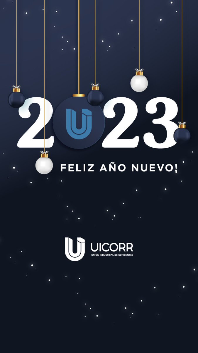 Que el año q llega sea un lienzo en blanco, en el cual podamos reescribir con decisión y felicidad nuestro paso por la vida. 🥂🕛
Feliz y Próspero 2023! ⭐️⭐️⭐️
#FelizAnoNuevo #FelizAnoNuevo2023 #UICORR