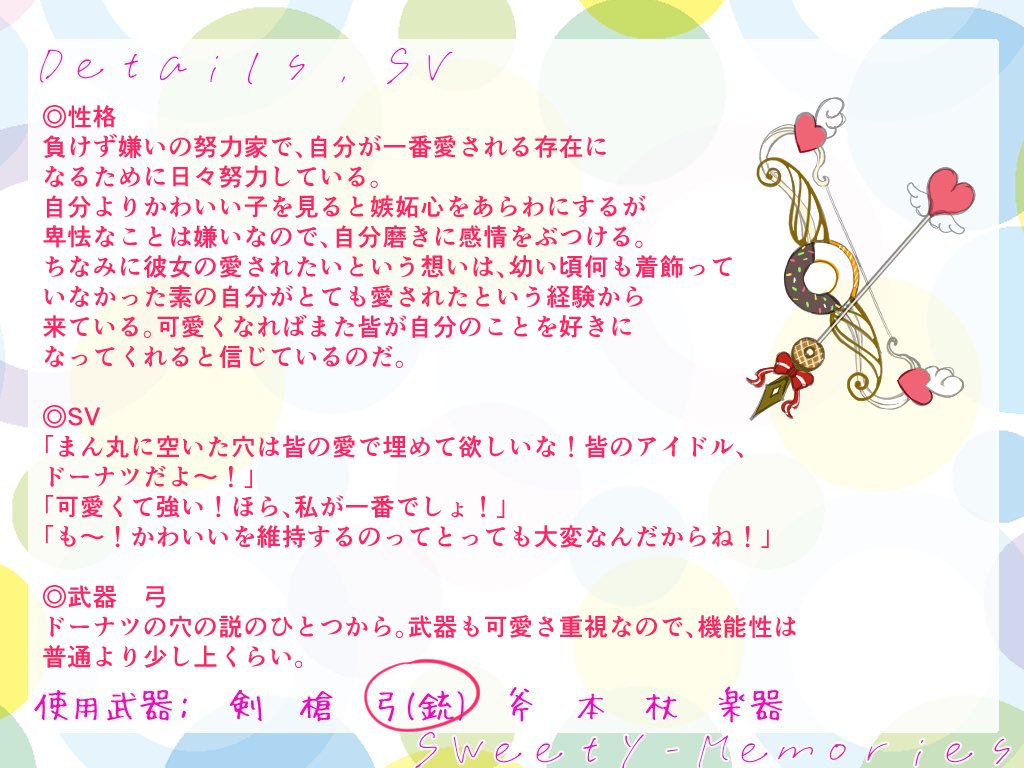 donuts_sr20's tweet photo. @Sweety_Mem0ries 
参加失礼します！(2回目)
皆のアイドルでいたいドーナツです

#スイメモ_CS https://t.co/MKLKlCdpqA