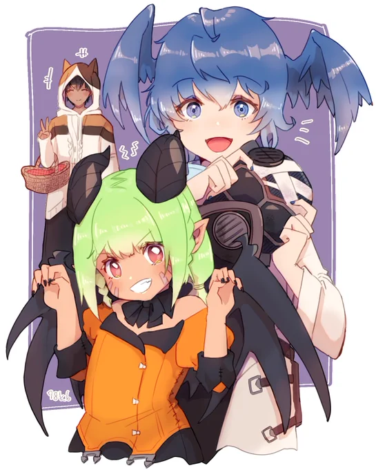 #今年も残りわずかなのでお気に入りの4枚を貼る 今年はほんとにいっぱい描いた 