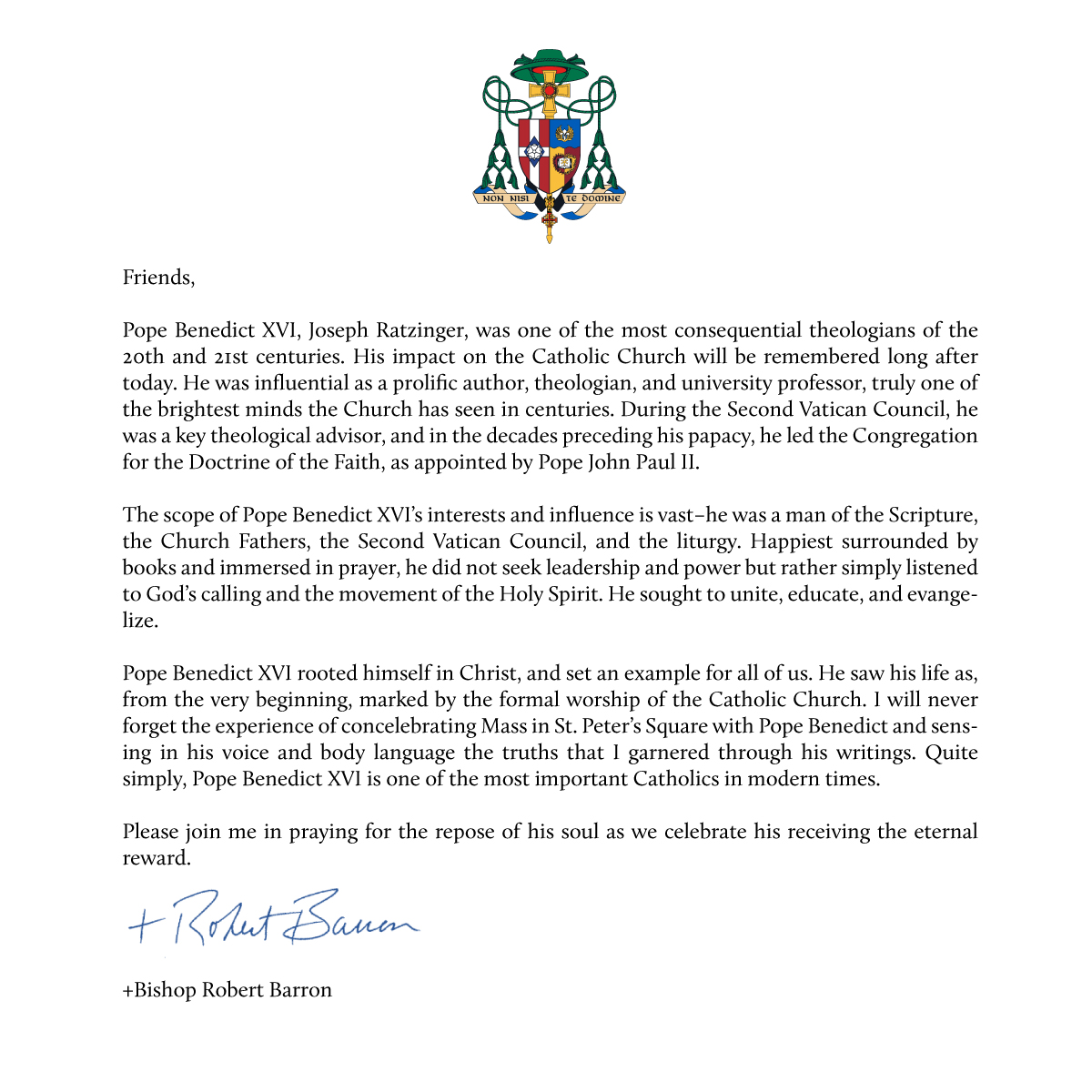 Bishop Robert Barron tweet media