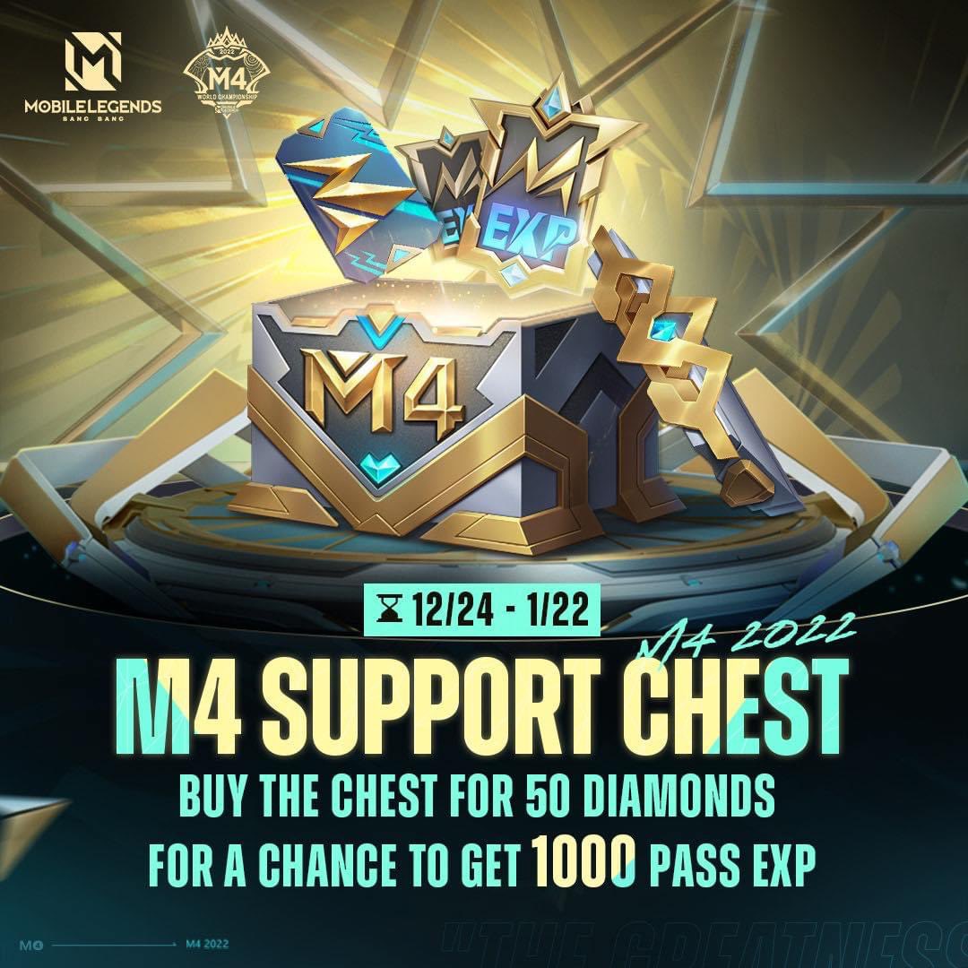 Mobile Legends: Bang Bang on X: M4 Support Chest is now available