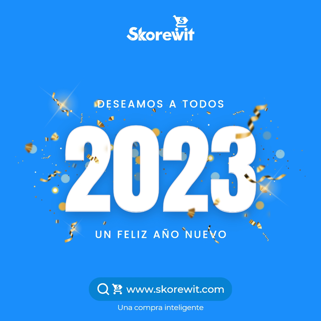 skorewit's tweet photo. Feliz Año Nuevo 2023
Renovamos 365 días de oportunidades para cumplir nuestros sueños!
Damos las gracias a todos y les deseamos un #felizañonuevo de parte de todo el equipo de trabajo de #Skorewit
#AñoNuevo2022 #skorewitclientes #tiendaonline #tiendaonlineespaña
#feliz2023 https://t.co/EvhHNk8wOf