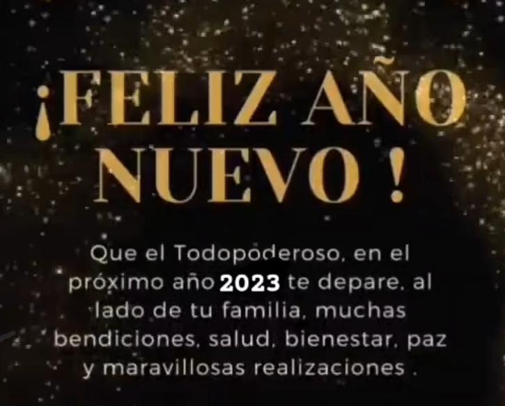 astridbohorquez's tweet photo. Mis mejores deseos por un 2.023 lleno de salud , bienestar, union familiar y mucha prosperidad. Abrazos y bendiciones en la distancia mi  querido amigo madrillonario @holyber https://t.co/Jmus17QR1n