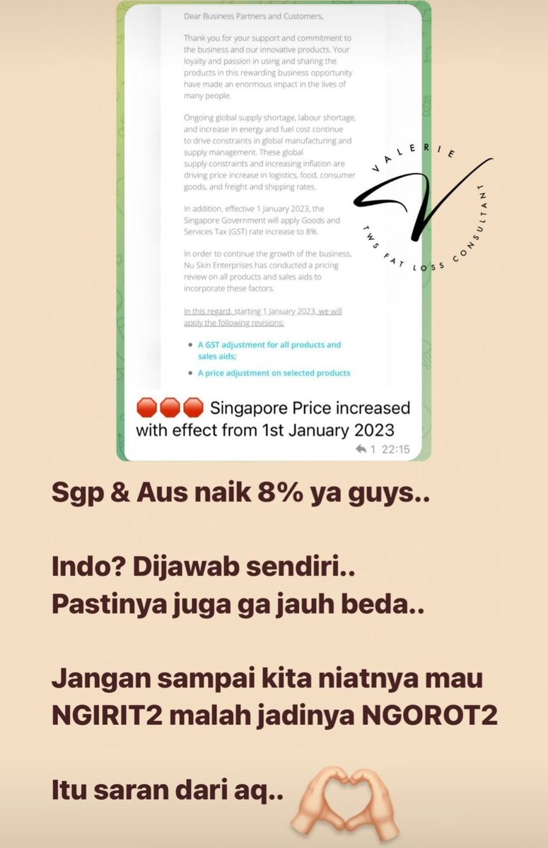shelz_SB's tweet image. Tahun depan akan ada kenaikan harga.
Yang masih galau" coba cepet dipastikan lagi.
Beli program hari ini, masih bisa ikut harga sekarang. Mau mulainya kapan pun, terserah kalian.
#twsprogram #programtws #healthylifestyle