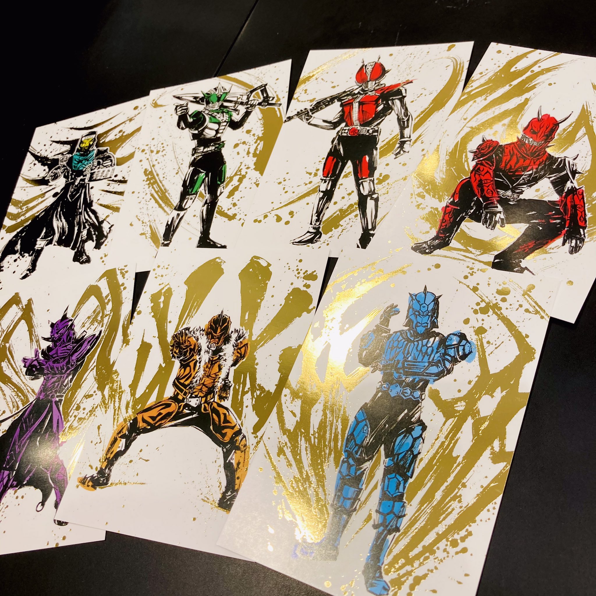 ミニ掛け軸 仮面ライダーゼロワン【仮面ライダー墨絵アート