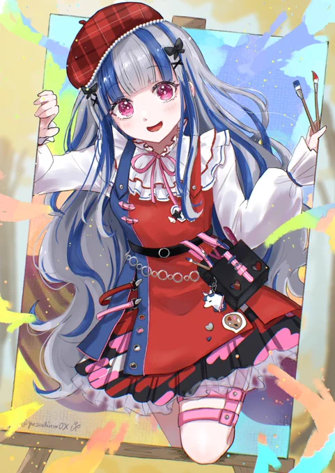 #2022年自分が選ぶ今年の4枚 二次創作編リコリコに出会えた年だった……!来年はバンドリやVTuberさんももっと追って描きたい!! 