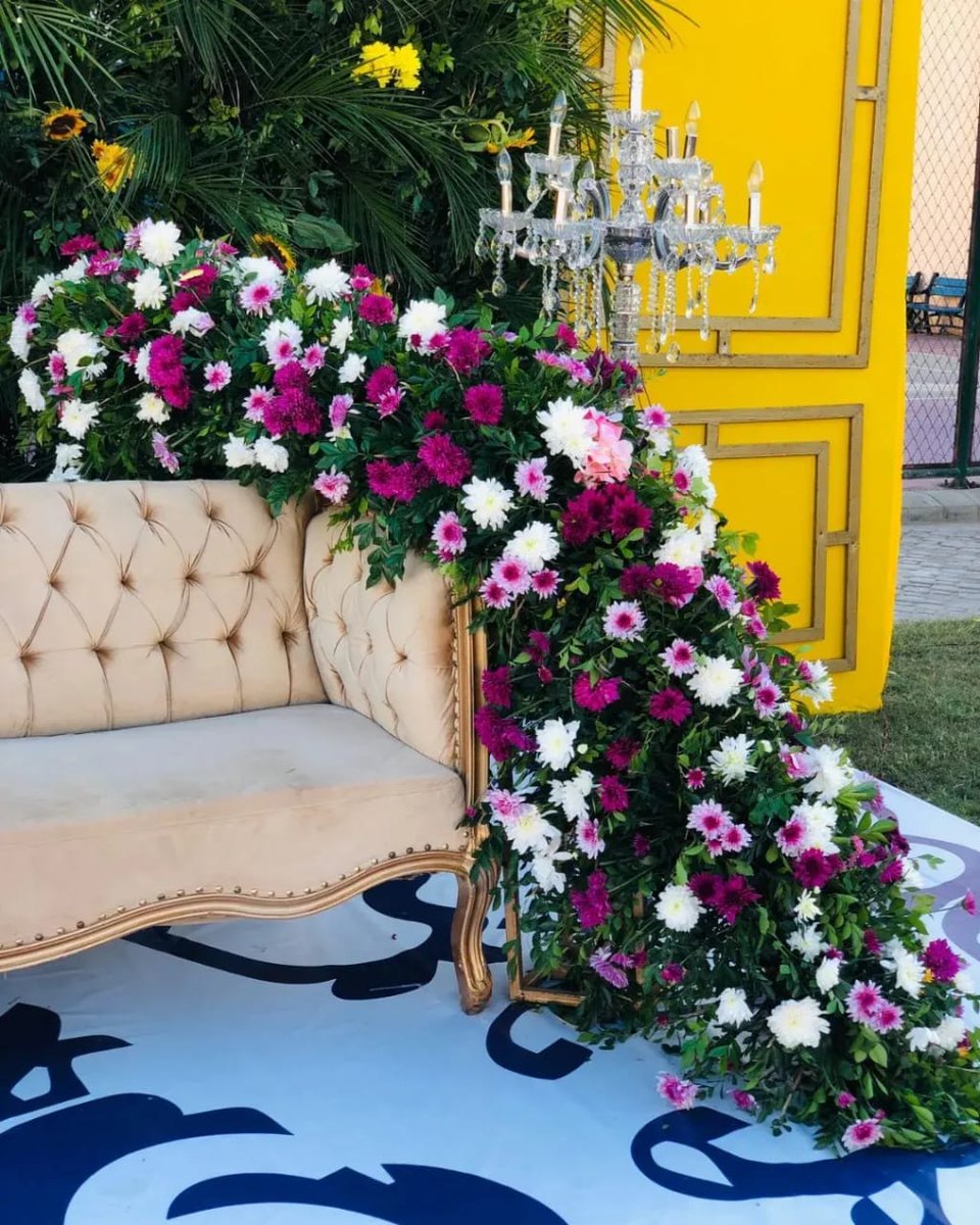 dawatpk's tweet photo. Sun-kissed flowers and clear skies- The Sunny Mayoun!

#Dawatpk #mayoun #dayevent #haldiceremony #haldidecor #desiweddings #karachiweddings #karachi #wedding #pakistan #love https://t.co/aY4k6rCu8d