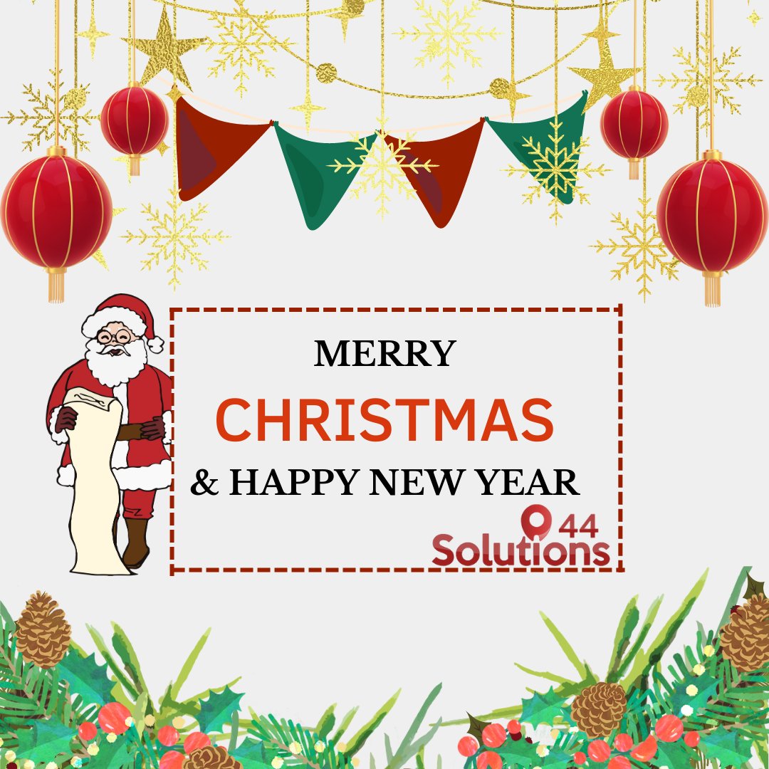 Solutions44uk's tweet photo. Wishing you a Happy New Year🎄🎉
#newyear #christmas #twitter #happynewyear #merrychristmas https://t.co/1ltQirstQV