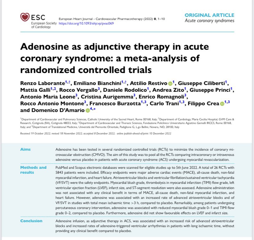 Giuseppe Ciliberti (@peppefercil) on Twitter photo Take home message for 2023: be careful of adenosine! <a href="/LaboranteRenzo/">Renzo Laborante</a> <a href="/Emiliano_Bi2/">Emiliano Bianchini</a> <a href="/AttilioRestivo/">Attilio Restivo</a> <a href="/MattiaGalli10/">Mattia Galli</a> <a href="/AndreaZito66/">Andrea Zito</a> <a href="/Gprinci19/">Giuseppe Princi</a> <a href="/DanieleRodolico/">Daniele Rodolico</a> <a href="/DDamario/">Domenico D'Amario</a> <a href="/ehj_ed/">EHJ Editor-in-Chief</a> Take home message for 2023: be careful of adenosine! <a href="/LaboranteRenzo/">Renzo Laborante</a> <a href="/Emiliano_Bi2/">Emiliano Bianchini</a> <a href="/AttilioRestivo/">Attilio Restivo</a> <a href="/MattiaGalli10/">Mattia Galli</a> <a href="/AndreaZito66/">Andrea Zito</a> <a href="/Gprinci19/">Giuseppe Princi</a> <a href="/DanieleRodolico/">Daniele Rodolico</a> <a href="/DDamario/">Domenico D'Amario</a> <a href="/ehj_ed/">EHJ Editor-in-Chief</a>
