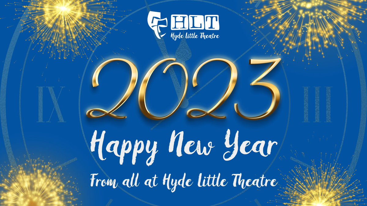 ⭐️ HAPPY NEW YEAR from all of us to you ⭐️ 2022 has been a wonderful year for Hyde Little Theatre and we cannot wait step into 2023 with more great things to come. #happynewyear