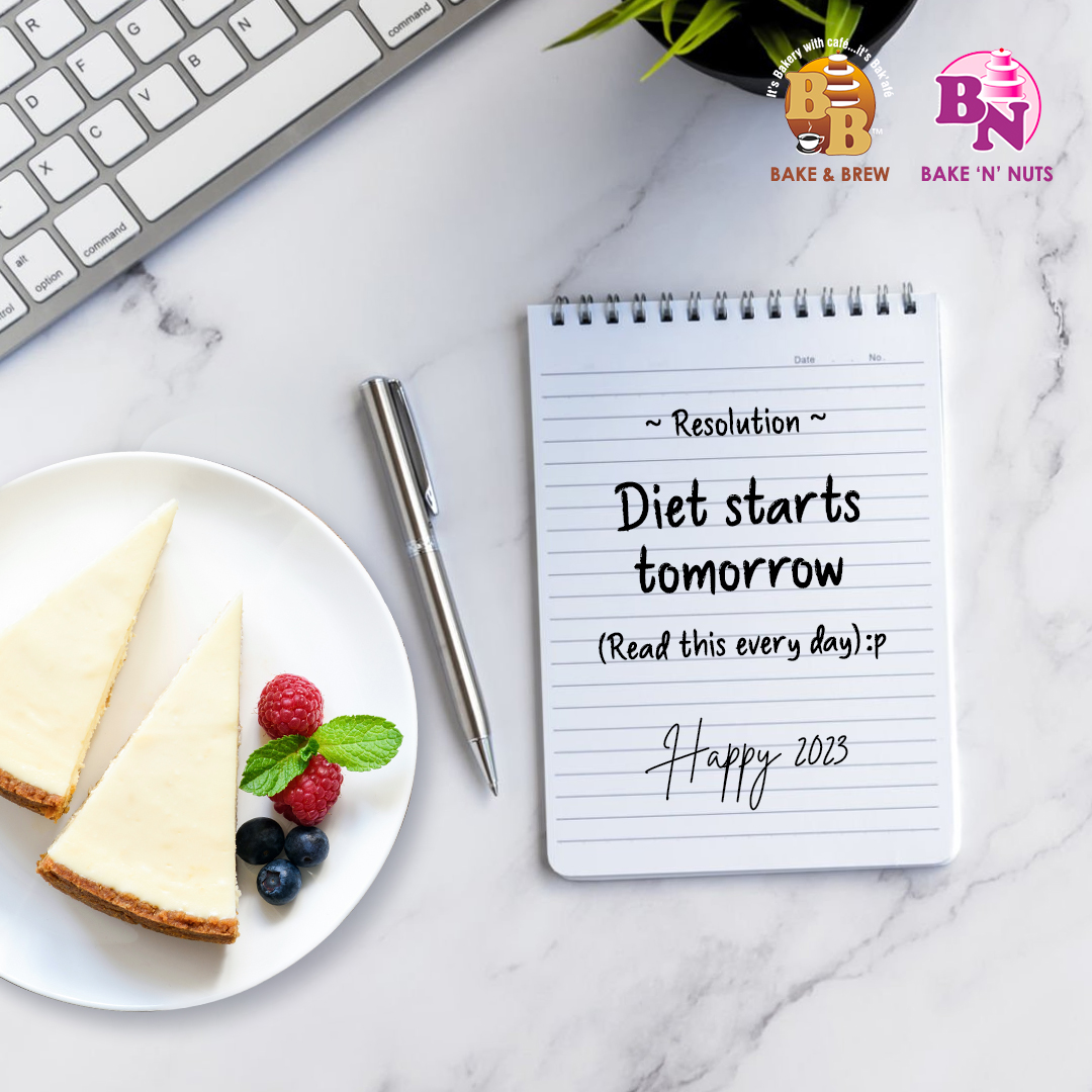 BakeNNuts's tweet photo. May your metabolism be so great that you never have to say no to delicious desserts in 2023! 

Happy New Year!😁🍰

#HappyNewYear #NewYearResolution #Welcome2023 https://t.co/AX0cyaIm2x