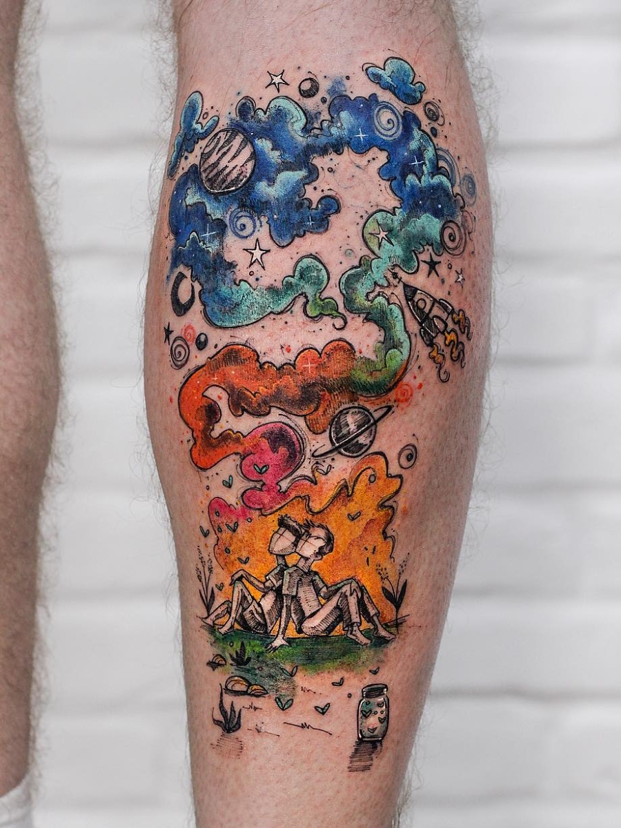 Ramón on Twitter: "Robson Carvalho > A Love Story #tattoo #ink #art"