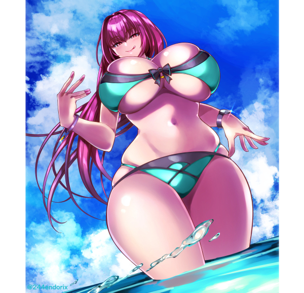 水着スカディ #FGO #Fate/GrandOrder #スカサハ #スカサハ=スカディ https://t.co/J8piU4PENR 