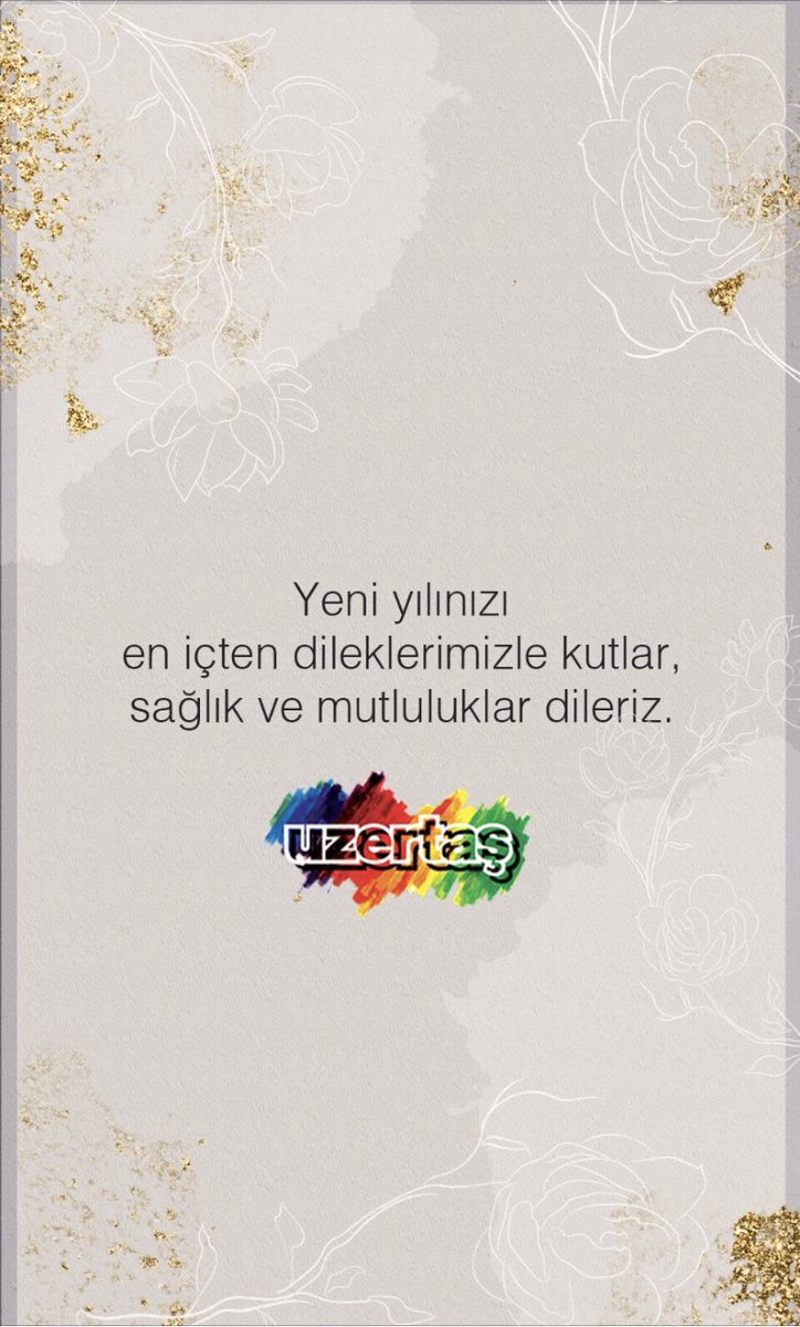 Dileriz 2023 yılı dünyamıza ve ülkemize sağlık , huzur , barış , sevgi ,saygı , hoşgörü ve şans getirir …

Yeni Yılınız Kutlu Olsun …

#uzertaş #bondex #yeniyıl #2023 Uzertaş Boya San. Tic. ve Yatırım AŞ