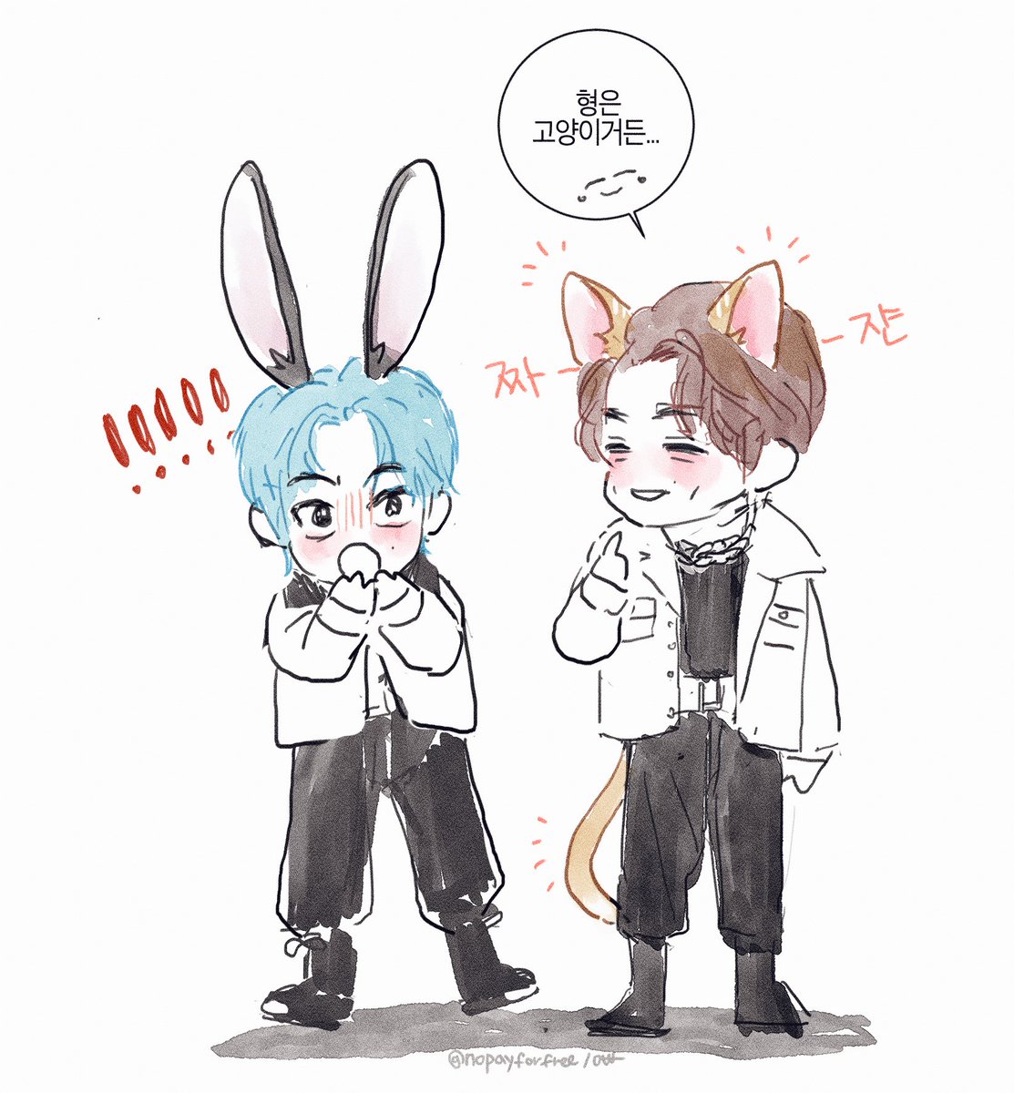 nopayforfree's tweet photo. 2023 검은 토끼의 해 🍉🍑
새해 복 많이 받으세용
#HappyNewYear #맠재 #Markjay https://t.co/fk5hCFPwfk