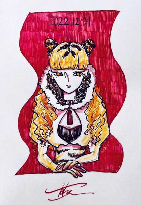 描き納めも虎良いお年を! 