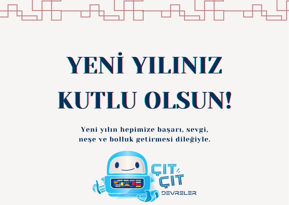 Yeni yılınız kutlu olsun!
