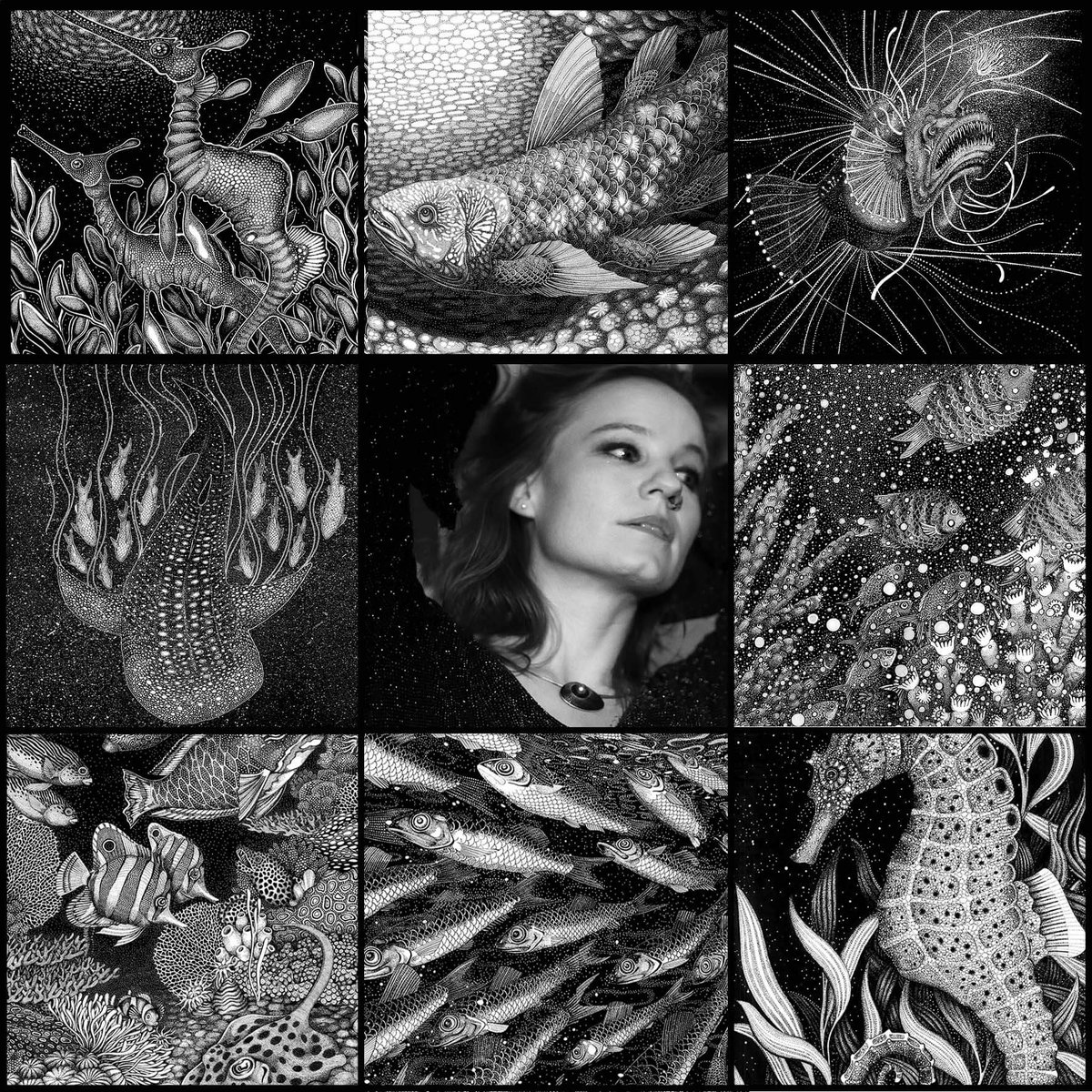 Happy new year guys, here is a last little composite of work completed during 2022 for #artvsartist . Lots of love and strength to you guys for 2023!
.
#artvsartist2022 #newyear #illustratorsofinstagram #oceanart #drawtheoceans #fishytheme #getyourartunderwater