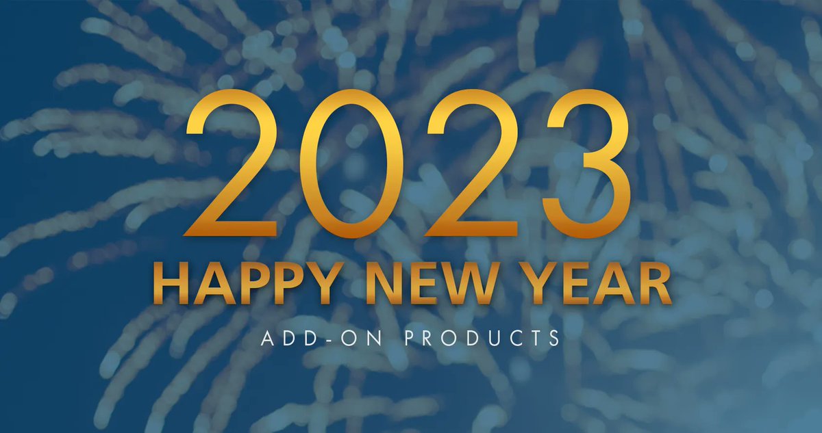 AddOnProducts's tweet image. The team at Add-On Products wishes you a Happy New Year! Thank you for the past year. We wish you all the best in 2023 and look forward to helping you optimize your #ResourceBooking experience with our solutions in 2023. 
bit.ly/3hLoxL9 #HappyNewYear #ThankYouFor2022
