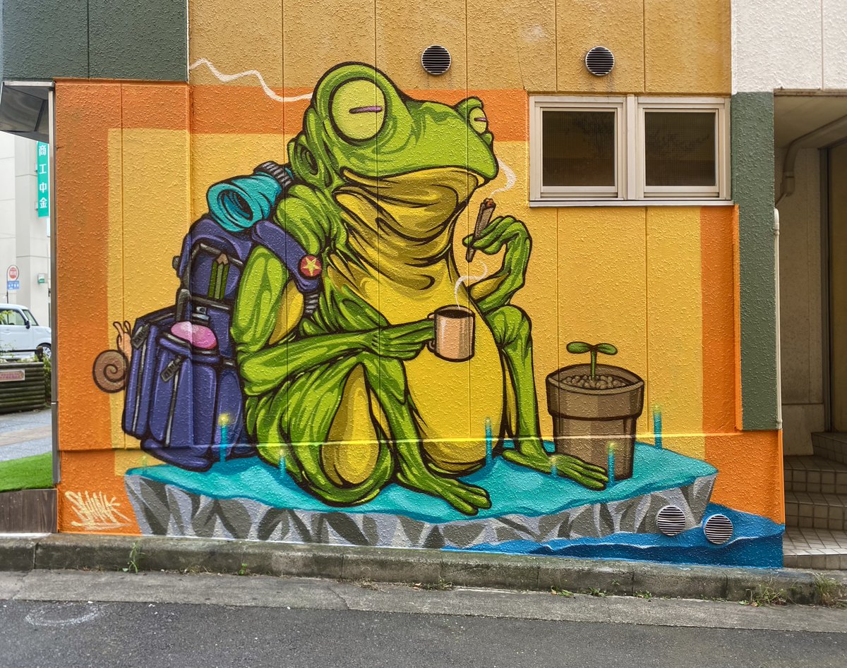 SH11NA_WORKS's tweet photo. Best 4 of #SH11NA graffiti / mural in 2022
①タイ チェンマイのストリート with MSV crew
②茨城県 水戸市 @peekaboo_cbd
③神奈川県 川崎市 #Wallternatives
④東京都 新宿区 @bakenekocafe 🆕 https://t.co/IjKKQY6M9V
