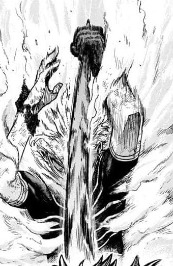 this panel goes so hard, the way he emerged from the fire *chefs kiss* 