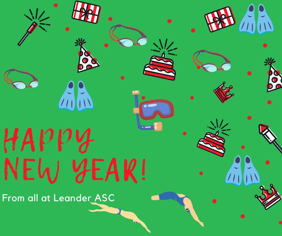 Happy New Year from all at #TeamLeander 🟢🔴⚪️🏊🏻‍♂️🏊‍♀️ Here’s to another successful year in the pool in 2023!