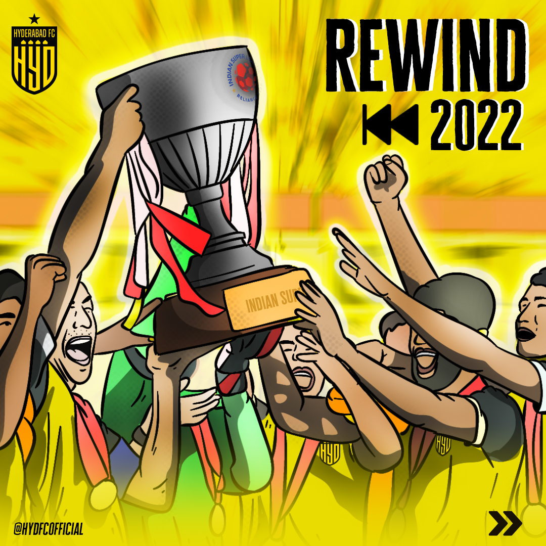 HydFCOfficial's tweet photo. ⏪ REWIND 2⃣0⃣2⃣2⃣!

Here's wishing 2023 is as memorable as 2022... 🥂

#GoodBye2022 #WeAreHFC #మనహైదరాబాద్ #HyderabadFC 

(1/6) https://t.co/gpOzQfUrF1