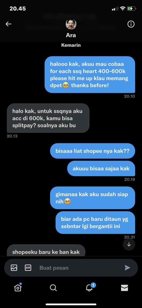 jeonjohnny_'s tweet photo. scammer thread :

help rt

no rekening BCA 2302915963 A/N SYIFA NAYLA ALIFAA
@jenocrums https://t.co/lNyNCdDx5e

thread dihapus jika uang direfund sebesar 480.000 idr

awalnya liat mf dibase ini tertarik dan mau coba offer, chat bisa baca yg aku ss ya🥹 -cont https://t.co/Fzw9isBSUt
